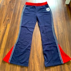 Late 90s original Disney bell sport pants.